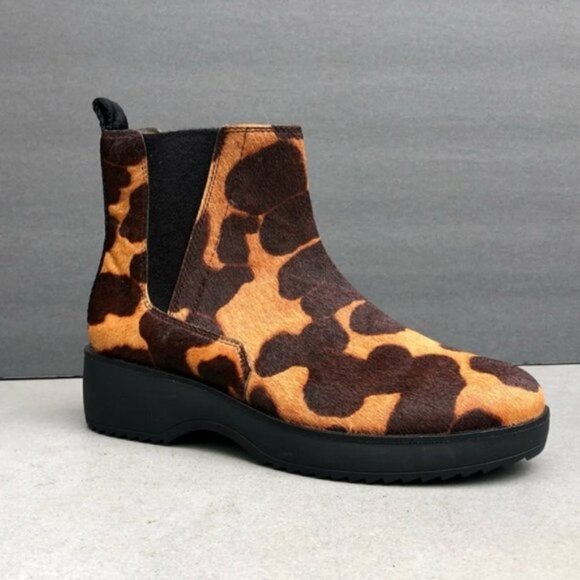 Louise et Cie Zareb Y2K Lug Sole Platform Pull on Construction Ankle Boots 8.5 - Picture 6 of 6